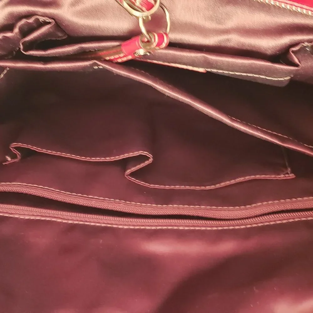 Coach red bag